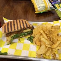 pineapple time with black bean patty added  at Old Moon Deli & Pie in Galveston