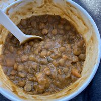 Delicious vegan soup!  at Peter's Cornucopia Health Foods in New Hartford