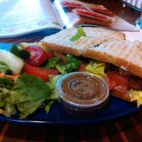 Vegan Sandwich Fresh Salad!!  at Peter's Cornucopia Health Foods in New Hartford