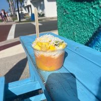 mango tango sunrise bowl at Raw Juice Cafe in Flagler Beach