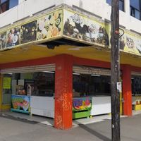 Outside at Michoacano in Tijuana