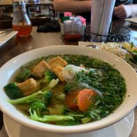 Vegan pho at Old Saigon Cafe in Houston