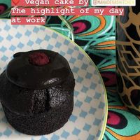 Chocolate cake at Mahadeva's Kitchen in Pointcook