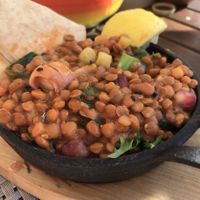 Vegan lentil pot - I cannot describe the taste, really not nice  at Bar Restaurant Chillers in Moraira