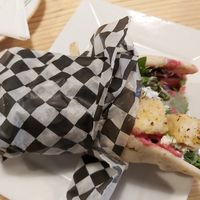 Tofu souvlaki at Sprout in Nelson