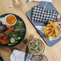 OMG bowl and souvlaki at Sprout in Nelson