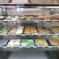 Display cabinet at City Cakes Bakery & Cafe in Midvale