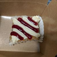 Raspberry lemon bar at City Cakes Bakery & Cafe in Midvale