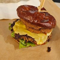 Some signature burger at Next Level Burger - Brooklyn in Brooklyn