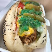 Vegan Rad Dog Chicago Style at Relish in Griffith