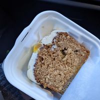 Pineapple and coconut loaf cake at Meadow Road Coffee in Glasgow