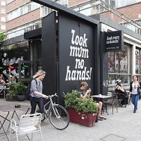 Outside at Look Mum No Hands in London