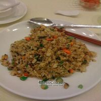 Fried Rice with Olive and Ube pieces at Evergreen Vegetarian Restaurant in Kowloon