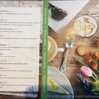 Menu  at Barista Cafe in Haarlem