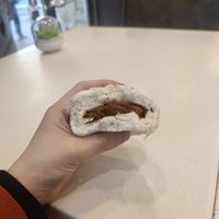 Char siu bao at Sino Vegetarian Restaurant 大中華素食 in Kowloon