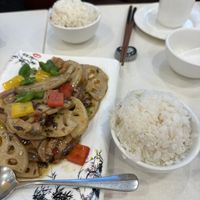   at Sino Vegetarian Restaurant 大中華素食 in Kowloon