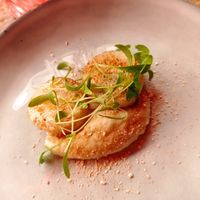 Menu vegan de la St Valentin - céleri façon st jacques at Marclee in Paris