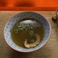 Miso soup  at Marclee in Paris