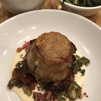 Spiced rice and almond filo bake at First Coast Restaurant in Edinburgh