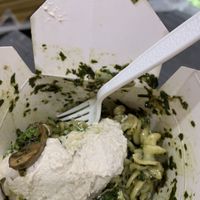 that vegan pesto and ricotta tho 🤩  at Pasta Volo in Asbury Park