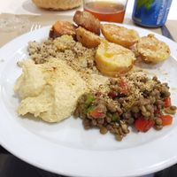 Haul from the salad buffet at Summum in Lleida