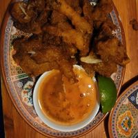 Oyster mushroom wings at Chez Tao in Quebec