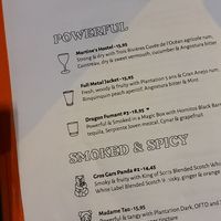 Powerful menu at Chez Tao in Quebec