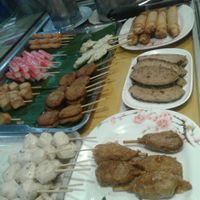 excellent vegan meats  march 2018 at Eddie's Vegetarian in Khon Kaen