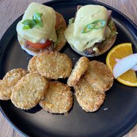 Benedict   at Bravocados in Tofino