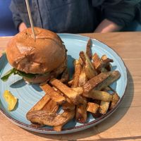 Bravo burger  at Bravocados in Tofino