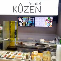 Inside  at Kuzen Falafel in Kyiv