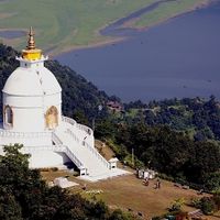 World Peace Stupa at Veggie Nepal in Kathmandu