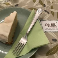 Lemon cake at Cafe Palestina in North West London