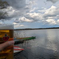 Prost! :) at Ab ans Ufer in Markranstadt