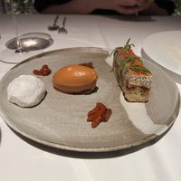 Gojiberry dessert  at SHIKI in Vienna