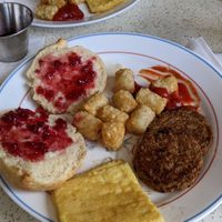 Only available on Saturday and Sunday during brunch. 9am to 1pm. Also Vegan Belgium waffles during these times and hours.  at Copeka Coffee in Grand Junction