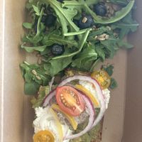 Vegan Triple Threat and salad 😋  at Copeka Coffee in Grand Junction