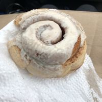 Vegan Cinnamon Roll a MUST EAT at Copeka Coffee in Grand Junction