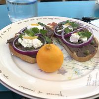 Black bean hummus toast  at Copeka Coffee in Grand Junction