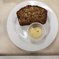 banana bread!! at Noble Restaurant in Wyoming