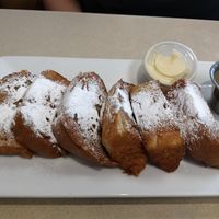 Vegan french toast at Noble Restaurant in Wyoming