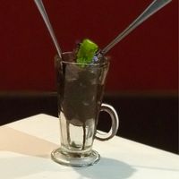 Vegan chocolate mousse at Mangia Italiano in St Louis