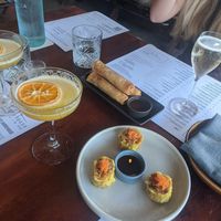 Spring Rolls and smoked sticky rice Shu mai (personal favourite) at Shorehouse  in Townsville