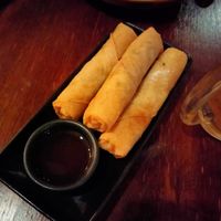 Truffle mushroom spring rolls at Shorehouse  in Townsville