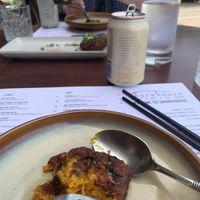 Yellow bean and yam fritters   at Shorehouse  in Townsville