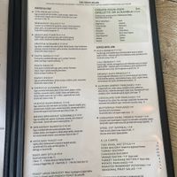 Part of their large menu  at Hugo's Restaurant - Studio City in Studio City