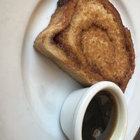 French toast can be added as a side and is made with a vegan batter by default 😋  at Hugo's Restaurant - Studio City in Studio City