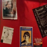 Mifune + Schwarzenegger at Pizzakaya in Tokyo