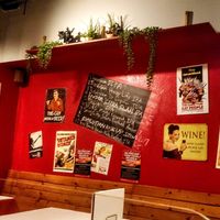 Main wall at Pizzakaya in Tokyo