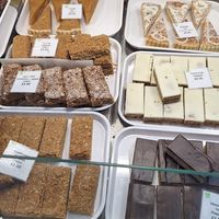 Vegan desserts at The Guildhall Deli in Bath